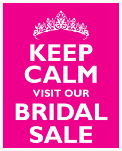 Bridal Sale