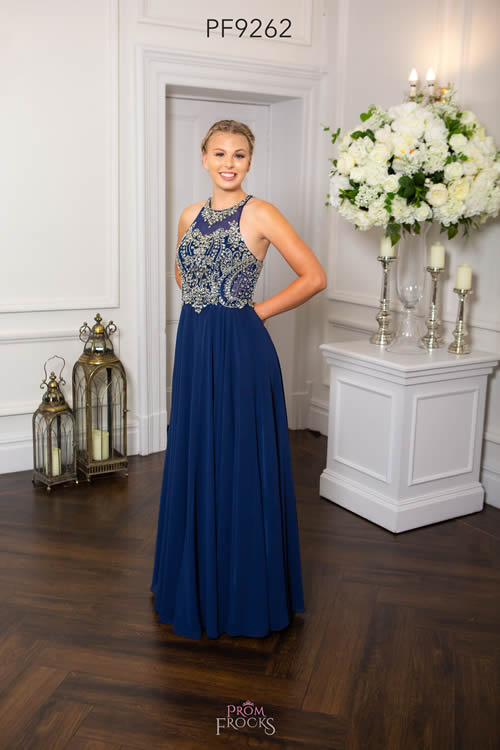 Prom Frocks PF9262 NAVY FRONT