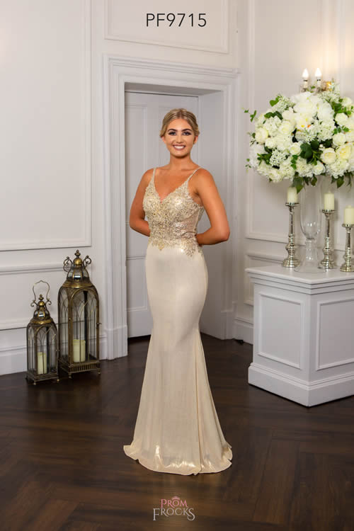 Prom Frocks PF9715 CHAMPAGNE FRONT