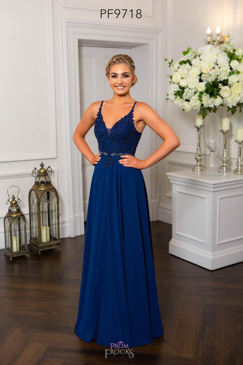 Prom Frocks PF9718 FRENCH NAVY FRONT