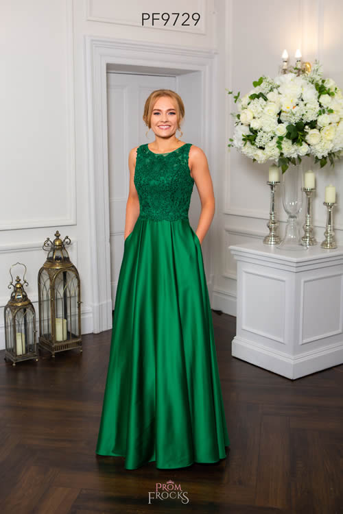 Prom Frocks PF9729 EMERALD FRONT