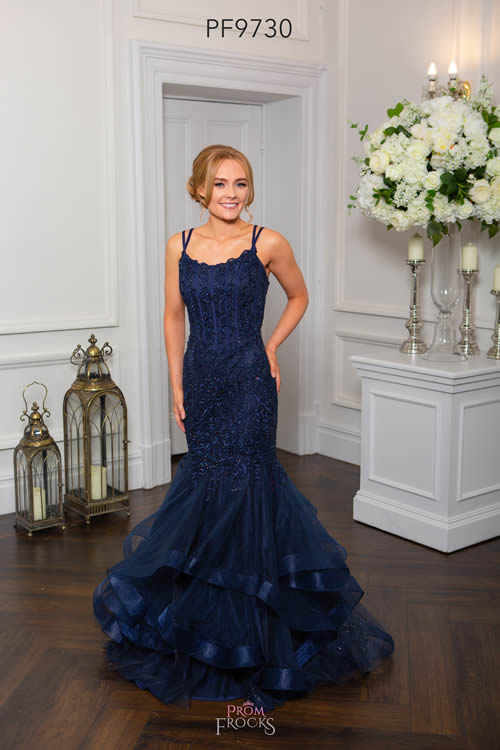 Prom Frocks PF9730 NAVY FRONT