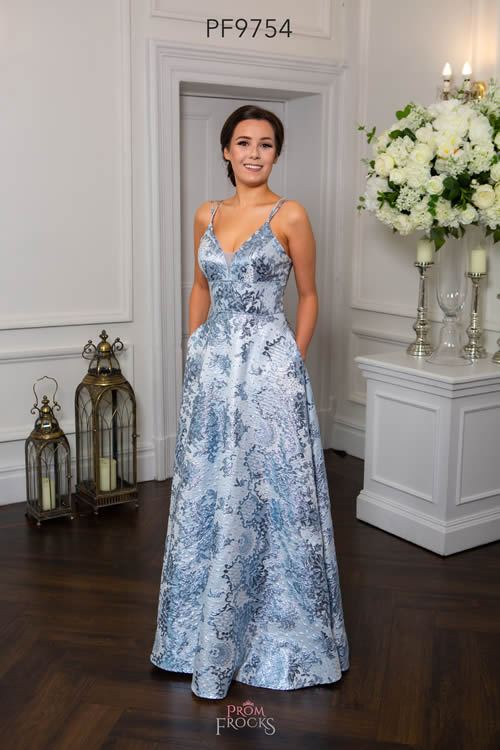 Prom Frocks PF9754 ICE BLUE FRONT
