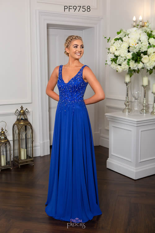 Prom Frocks PF9758 ROYAL FRONT