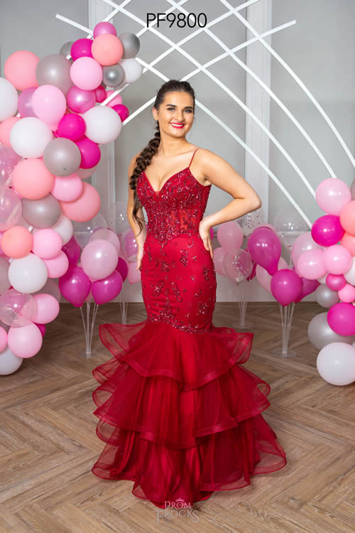 Prom Frocks PF9800 BERRY FRONT