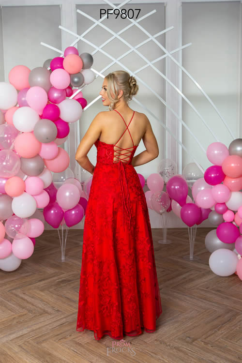 Prom Frocks PF9807 RED BACK 